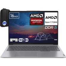 Lenovo Thinkbook 16 G7 21MW0083TREP5 R7-7735HS 24GBRAM 1tbssd 16'' Wuxga WIN11 Pro + Elektropasaj Çanta