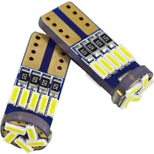 Zembil 2 Adet T10 LED 15 Ledli Mini Park Plaka Tavan Bagaj Ledi Beyaz