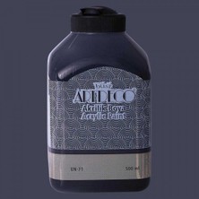 Artdeco 3618 500 ml Siyah Akrilik Boya Su Bazlı Özellikleri ile Tuval ve Ahşap İçin Uygun