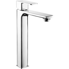 Adell Bloc Uzun Lavabo Bataryası -parlak Krom