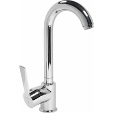 Nuss Safir Kuğu Lavabo  Bataryası-Parlak Krom-N 9602