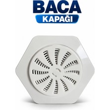 Alıç Dönerli Baca Kapağı Menfezi Ayarlanabilir Açılır Kapanır - Soba Boru Deliği Kapatma Kapağı Menfezi