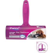 Parex Mega Tüy Toplayıcı Rulo 60'lı Ergonomik Tasarım ile Evcil Hayvan Tüylerini Kolayca Temizler