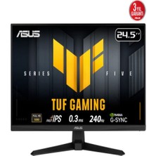 24.5 Asus Tuf Gamıng VG259QM5A 0.3ms 240HZ Monıtor