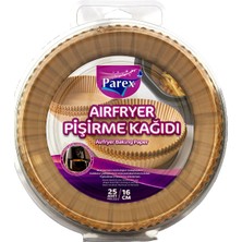 Parex Airfryer Pişirme Kağıdı 25'li