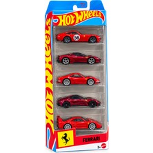Toyblox Oyuncak Hotwheels Regular 5li Ferrari Seti