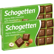 Schogetten Sütlü Fındıklı 100GR X2
