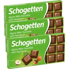 Schogetten Sütlü Fındıklı 100GR X3