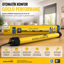Schellenberg Panjur Motoru "sessiz Duvar Yatağıyla Montaja Hazır Set"