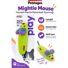 PetStages Mightie Mouse Catnipli Hışırtılı Peluş Kedi Oyuncağı