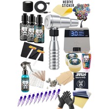 Valor Cheyenne Spirit Silver Rotary Dövme Makinesi Seti – Başlangıç Dövme Seti (Makine Teşhirdir)
