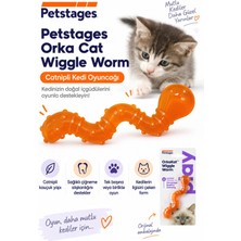 Petstages Orka Cat Wiggle Worm Catnipli Kedi Oyuncağı - Kedi Nanesi Içerikli