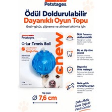 Petstages Orka Tennis Ball Ödül Maması Hazneli Top Köpek Oyuncağı - Parçalanmaya Dayanıklı ve Güvenli