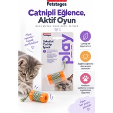 PetStages OrkaKat Catnip Spool Catnipli Kedi Oyuncağı - Dayanıklı ve Güvenli