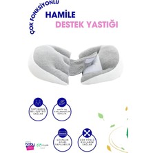 Ebebek Baby Mom Çok Fonksiyonlu Hamile Destek Yastığı / Hamile Yastığı/ Destekli Hamile Yastığı