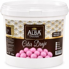 Alba Frambuaz Çıtır Draje 2,5 kg – Pasta ve Tatlı Süsleme Drajesi