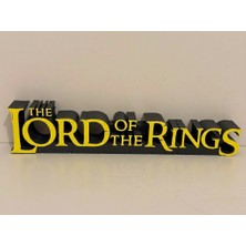 Renibo Yüzüklerin Efendisi Lord Of The Rings Masa Üstü Dekoratif Logo Biblo - 3D Baskı Dekor