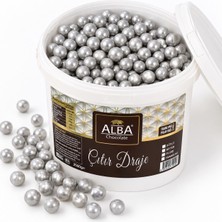 Alba Gümüş Çıtır Draje 2,5 kg – Pasta ve Tatlı Süsleme Drajesi