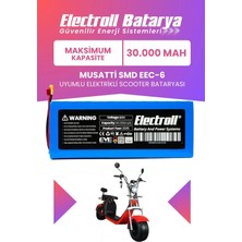 Electroll Musatti Smd Eec-6 Uyumlu Batarya (Maksimum Kapasite) 60V 30AH Elektrikli Scooter Bataryası