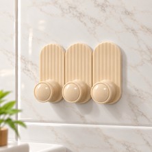 Dalyan 3lü Set Yapıştırmalı Askı Pratik Kullanım Delmeden Kullanım Yapışkanlı Havlu Askısı