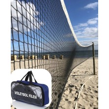 Profesyonel Voleybol Filesi Taşınabilir Çantalı 9.5 Metre | Antrenman Maç Piknik Okul Otel ve B