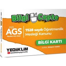 TeknoKapsül Yediiklim Meb Ags Bilgi Cepte 7528 Sayılı Öğretmenlik Meslek Kanunu Bilgi Kartı Soru Cevap
