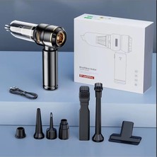 Junglee Şarjlı Kablosuz Mini Araç Süpürgesi 100W 15000PA Yüksek Vakum Makinesi Hurç Şişme Yatak Vakumlama