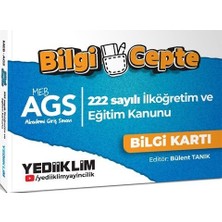 TeknoKapsül Yediiklim Meb Ags Bilgi Cepte 222 Sayılı Ilköğretim ve Eğitim Kanunu Bilgi Kartı Soru Cevap