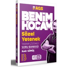 Benim Hocam Yayınları Ags Sözel Yetenek Soru Bankası 2027
