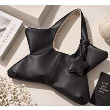 Tecer Bag Kadın Star Yıldız Form Star Charmlı El ve Omuz Çantası