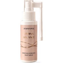 Dermamol Femina Balance Growth & Hydration Gece Saç Serumu 50 ml Capixyl Procapil Hyaluronik Asit