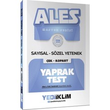TeknoKapsül Yediiklim Yayınları 2027 Ales Sayısal Sözel Yetenek Çek Kopart Yaprak Test