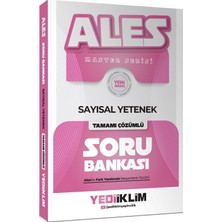 TeknoKapsül Yediiklim Yayınları 2027 Ales Sayısal Yetenek Master Serisi Tamamı Çözümlü Soru Bankası