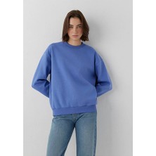 Mavi Bisiklet Yaka Mor Basic Sweatshirt 1610198-70662