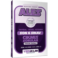 TeknoKapsül Yediiklim Yayınları Ales Sayısal Sözel Yetenek Tamamı Çözümlü Master Serisi Son 6 Sınav Çıkmış Sorular
