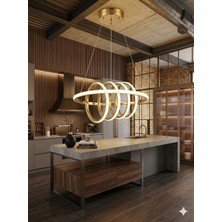 Kuzey Gold LED Avize Modeli