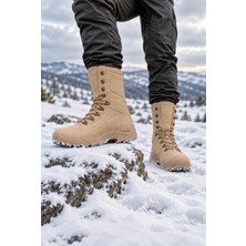 Lucistep Askeri & Arazi Tipi Bağcıklı Erkek Postal Bot - Kaydırmaz Taban - Kışlık Outdoor Botu
