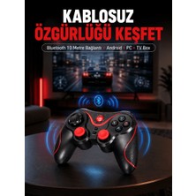 MiraLive Gelişmiş Kontrol Hassasiyeti Sunan Kablosuz Bluetooth Oyun Kolu