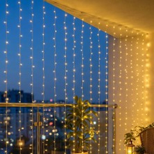 MiraLive 3x2 M Premium Perde LED - 8 Fonksiyonlu Su Geçirmez Iç Dış Mekan Teras Dekor Işıkları