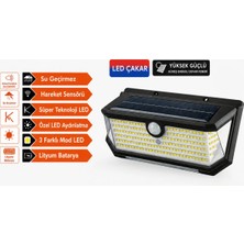 MiraLive 202 LED Güneş Enerjili Hareket Sensörlü Çakar LED Duvar Lambası PD772