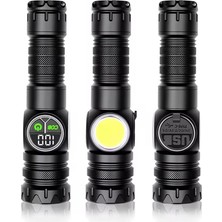 MiraLive 9 Mod Şarjlı Kamp Lambası ve El Feneri – Çok Fonksiyonlu LED Aydınlatma WT-704
