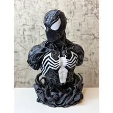Mer 3D Symbiote Splderman Bust / Örümcek Adam Büst 12 cm Figür