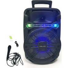 Junglee Mikrofonlu Taşınabilir Kablosuz Toplantı Hoparlörü Bluetooth Speaker