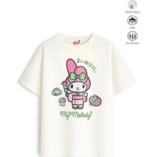 Belya Kids Wear Kız Çocuk Tam Kalıp Mld Tasarım 44 Oversize Tişört