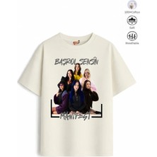 Belya Kids Wear Kız Çocuk Oversize Kalıp Manif Tasarım Tişört