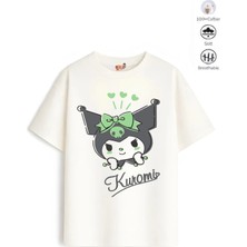Belya Kids Wear Kız Çocuk Tam Kalıp Kur Tasarım 24 Oversize Tişört