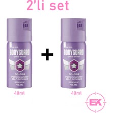 Erol Av 2'li Bodyguard Limited Edition Kadınlara Özel Pembe/lila Kişisel Savunma ve Göz Yaşartıcı Sprey Seti (2 x 40 Ml)