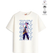 Belya Kids Wear Kız Çocuk Tam Kalıp Hun Tasarım 10 Oversize Tişört