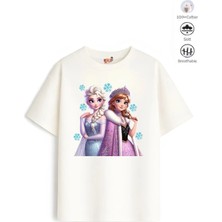 Belya Kids Wear Trend Çocuk Model Elsa Tasarım Çocuk Tişört
