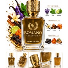 Romano Le Male El Ixir 50 ml Erkek Parfüm Kalıcı Yüksek Esans Gün Boyu Tazelenmiş Koku